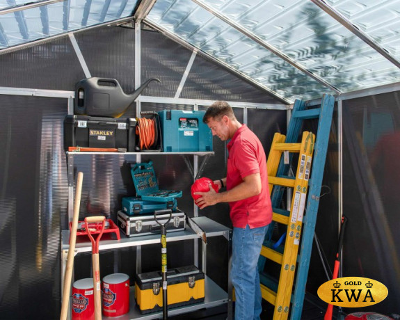 Сверхпрочный сарай из поликарбоната YUKON 11*9S