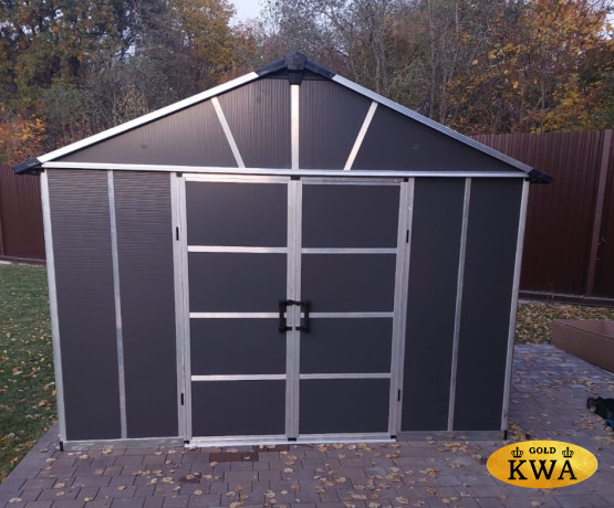 Сверхпрочный сарай из поликарбоната YUKON 11*9S