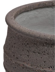 Кашпо Treez Ergo Italica Чаша черный песок в-45, д-53 см