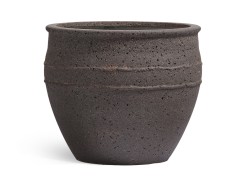 Кашпо Treez Ergo Italica Чаша черный песок в-45, д-53 см
