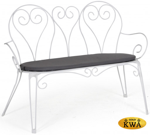 Скамейка для кафе Odessa белый