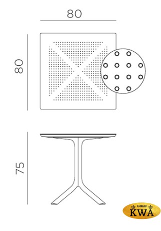 Стол пластиковый обеденный