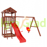 Детская площадка IgraGrad "Панда Фани Tower" с качельным модулем