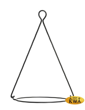 Кашпо TREEZ Effectory Beton Полусфера подвесная Тёмно-серый бетон в-12 см, д-21 см