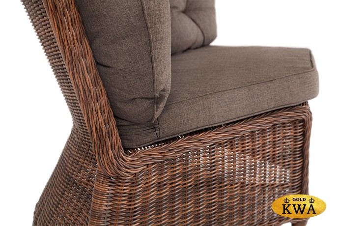 "Бергамо" модульный диван из ротанга, цвет коричневый