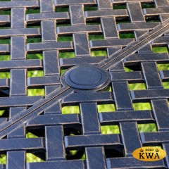 Обеденный стол из литого алюминия WILHELM