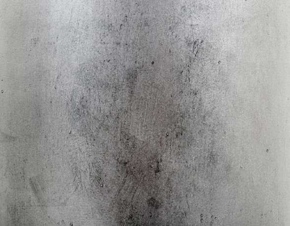 Кашпо TREEZ Effectory Metal Округлый конус Серебро в-28, д-30 см