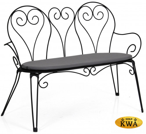 Скамейка для кафе Odessa черный
