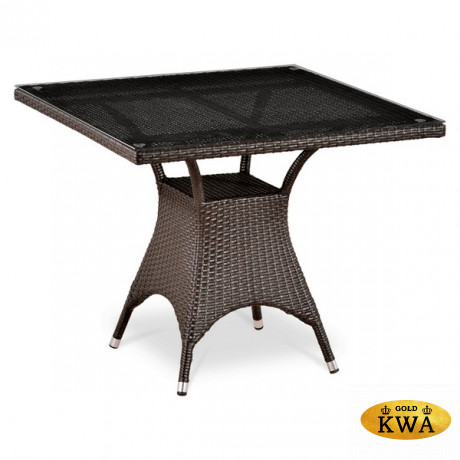 Плетеный стол T220BT-W51-90x90 Brown
