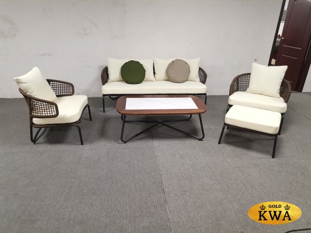 Уличный диван-скамья из роупа Coffee break