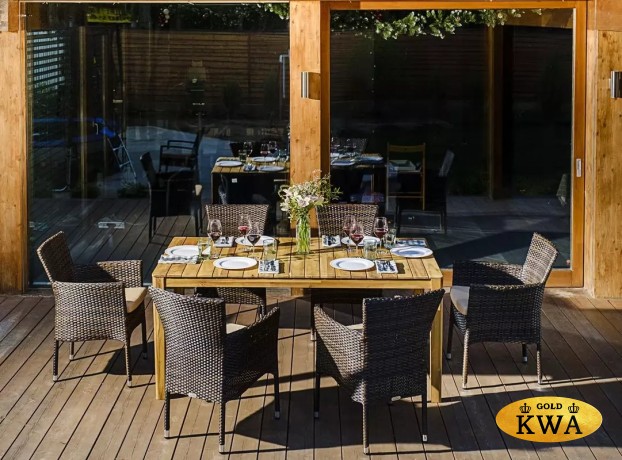 Обеденный комплект AURA 170 см на 6 персон с креслами  Joygarden