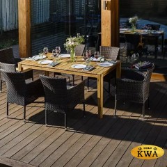 Обеденный комплект AURA 170 см на 6 персон с креслами  Joygarden