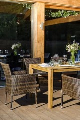 Обеденный комплект AURA 170 см на 6 персон с креслами  Joygarden