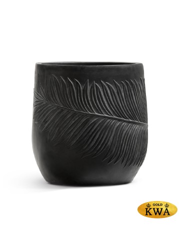 Кашпо TREEZ ERGO Nature Чаша Антрацит д-44, в-45 см