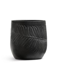 Кашпо TREEZ ERGO Nature Чаша Антрацит д-44, в-45 см