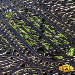 Обеденный стол из литого алюминия WILHELM