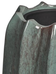 Кашпо TREEZ Effectory Aura Высокая Кашпо-ваза Изумрудный лак д-43 см, в-100 см 1/1