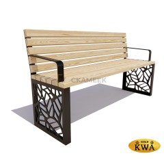 Садово-парковая скамейка «Севастополь» (2,0 лиственница, 40х60)