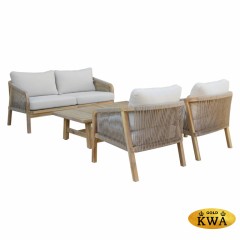 Диван деревянный двухместный