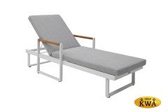 Шезлонг из алюминия MAYA белый  Joygarden