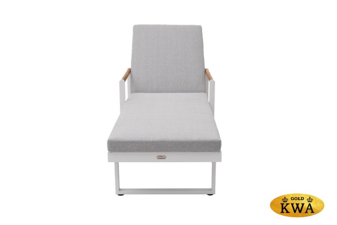 Шезлонг из алюминия MAYA белый Joygarden