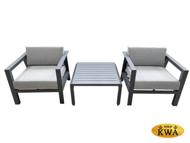 Комплект мебели из алюминия Graphite II