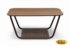 &quot;Гранада&quot; журнальный стол 90х60см из HPL, цвет &quot;дуб&quot;