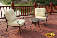 Комплект мебели Madrid 2/1 из литого алюминия