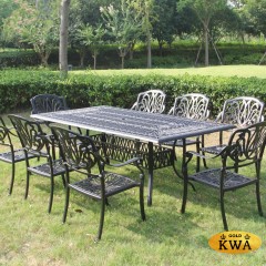 Литой стол из алюминия на 8 персон