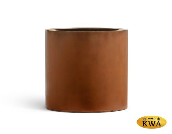 Кашпо TREEZ Effectory Corten Steel Циллиндр д-41, в-39 см