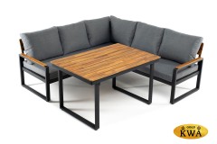 Угловой комплект из алюминия TOPA с обеденным столом  Joygarden