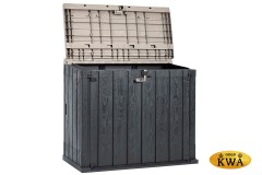 Ящик пластиковый TOOMAX STORA WAY PLUS XL 1270л, антрацит/светло-серый
