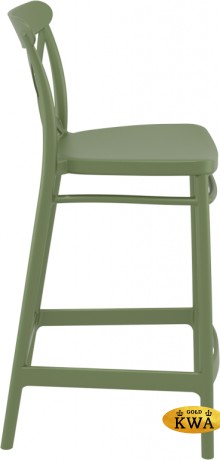Стул пластиковый полубарный