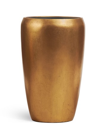 Кашпо TREEZ Effectory Metal Сусальное золото д-43 см, в-68 см