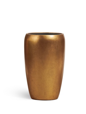 Кашпо TREEZ Effectory Metal Сусальное золото д-43 см, в-68 см
