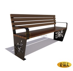 Скамейка «Роза» (1,5 лиственница,30х60)