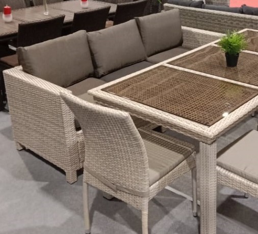 Плетеный диван S65B-W85 Latte