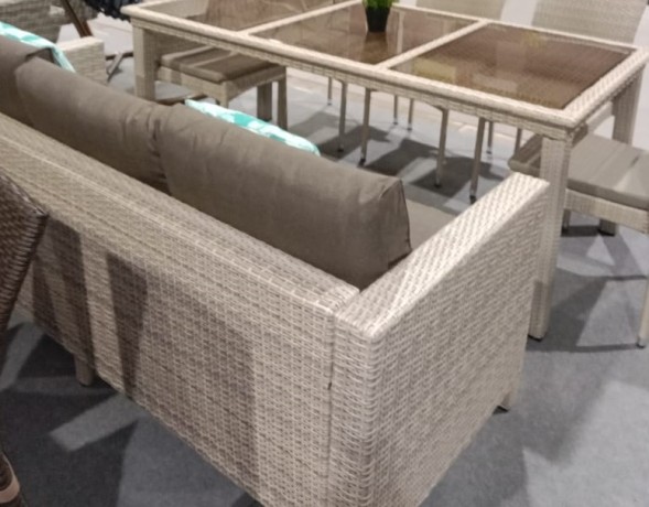 Плетеный диван S65B-W85 Latte