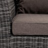 "Капучино Сингл" лаунж-зона из искусственного ротанга, цвет графит