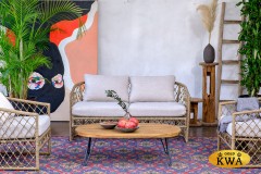 Диван из искусственного ротанга CHARLOTTE  Joygarden