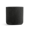 Кашпо Treez Ergo Jet Цилиндр Антрацит в-30, д-30 см