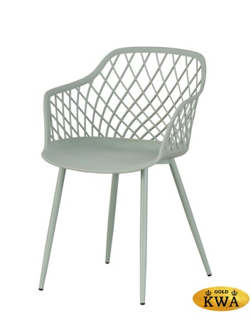 "Дайкири" стул пластиковый, цвет серо-зеленый