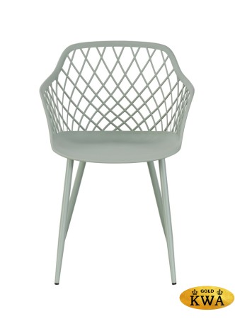 "Дайкири" стул пластиковый, цвет серо-зеленый