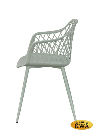 "Дайкири" стул пластиковый, цвет серо-зеленый