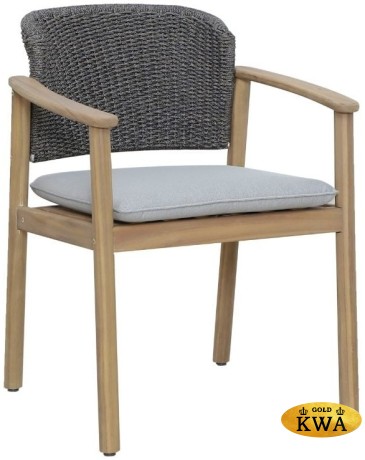 Кресло деревянное с подушкой