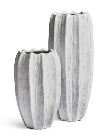 Кашпо TREEZ Effectory Cerama кашпо-ваза жемчужный лак в-67 см 1/1