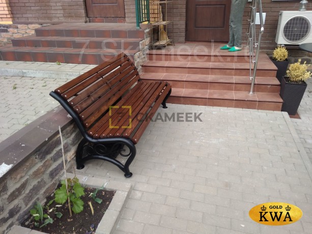 Скамейка садовая «Брянск» (2,5 м лиственница,30х60)