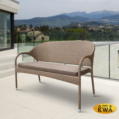 Плетеный диван S70B-W56 Light Brown