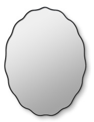 Fancy Oval Gold Зеркало в тонкой раме Smal