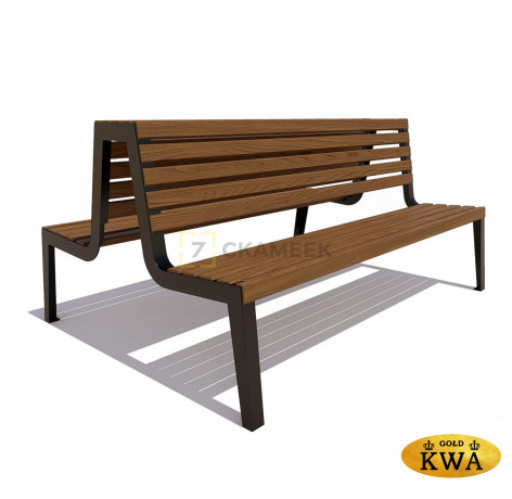 Скамейка «Магадан» (2,0, три опоры, ангарская сосна)